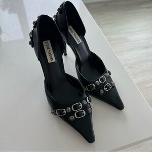 Steve Madden Dali Black Studded Women's Heels (Balenciaga style) size 8